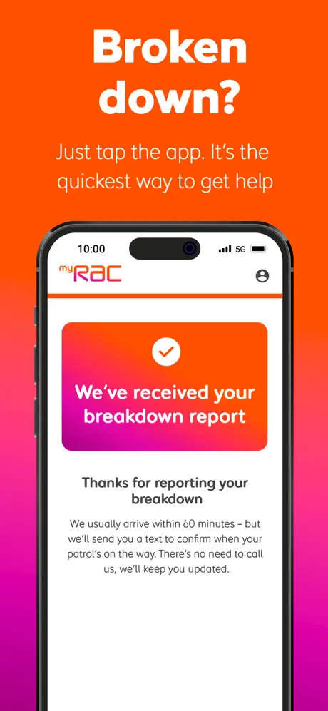 myRAC screenshot 2