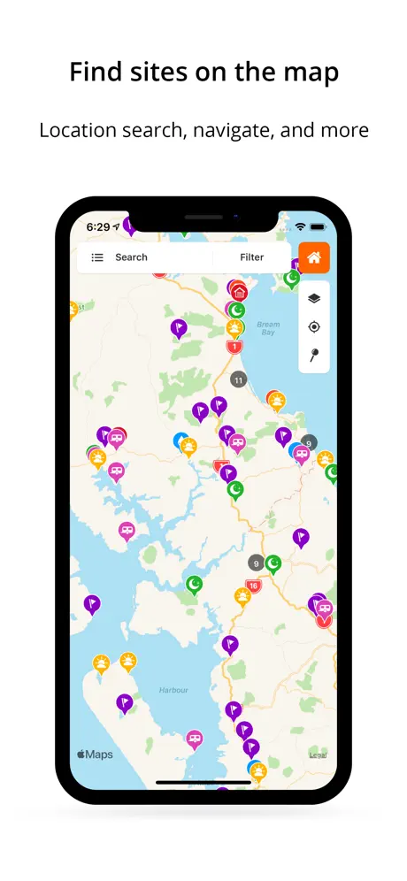 Wikicamps NZ screenshot 1